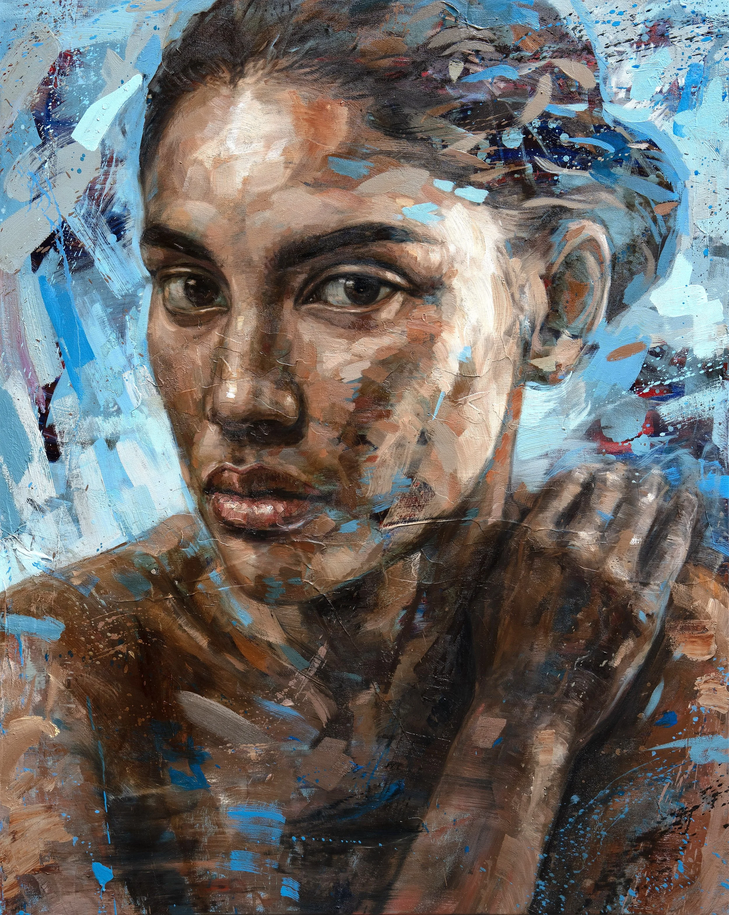 Comfort, 2026, oil on canvas, 150 x 120cm