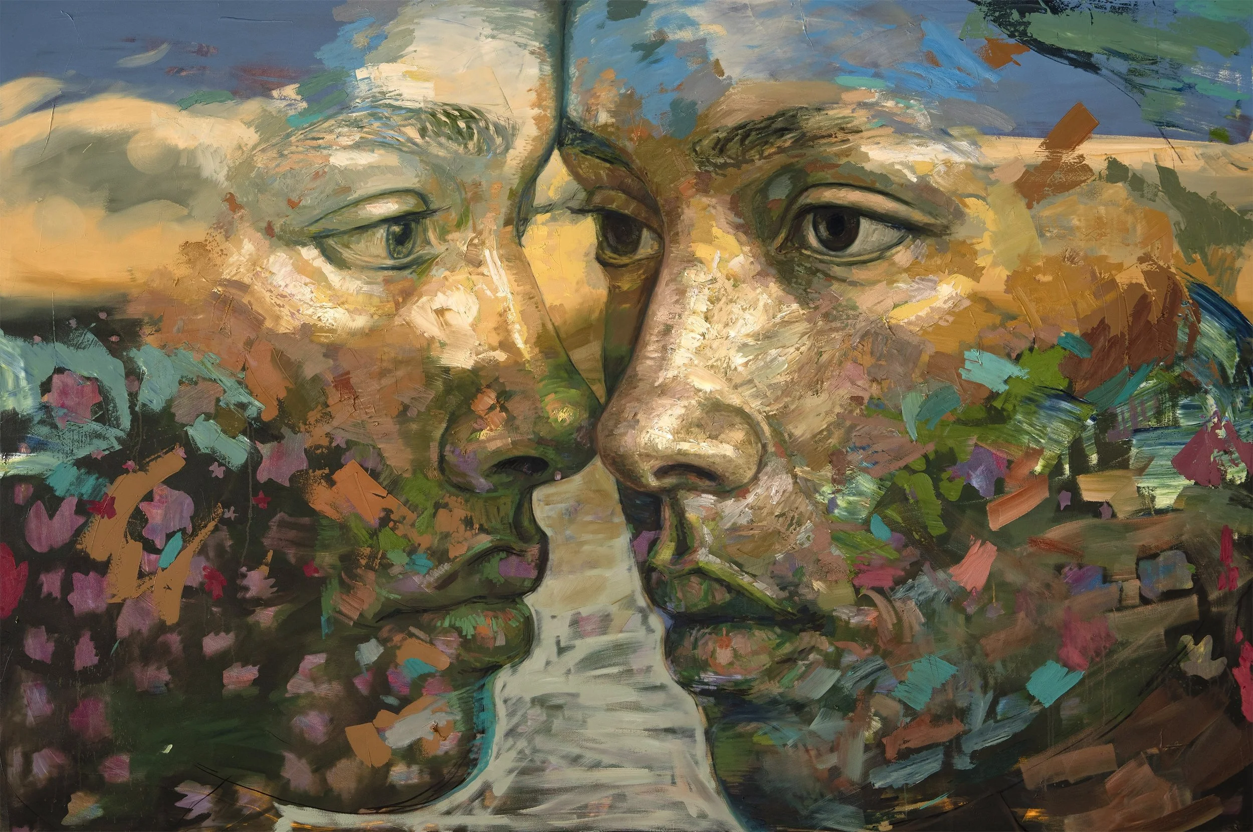 Transparent Bloom, 2026, oil on canvas, 200 x 300cm