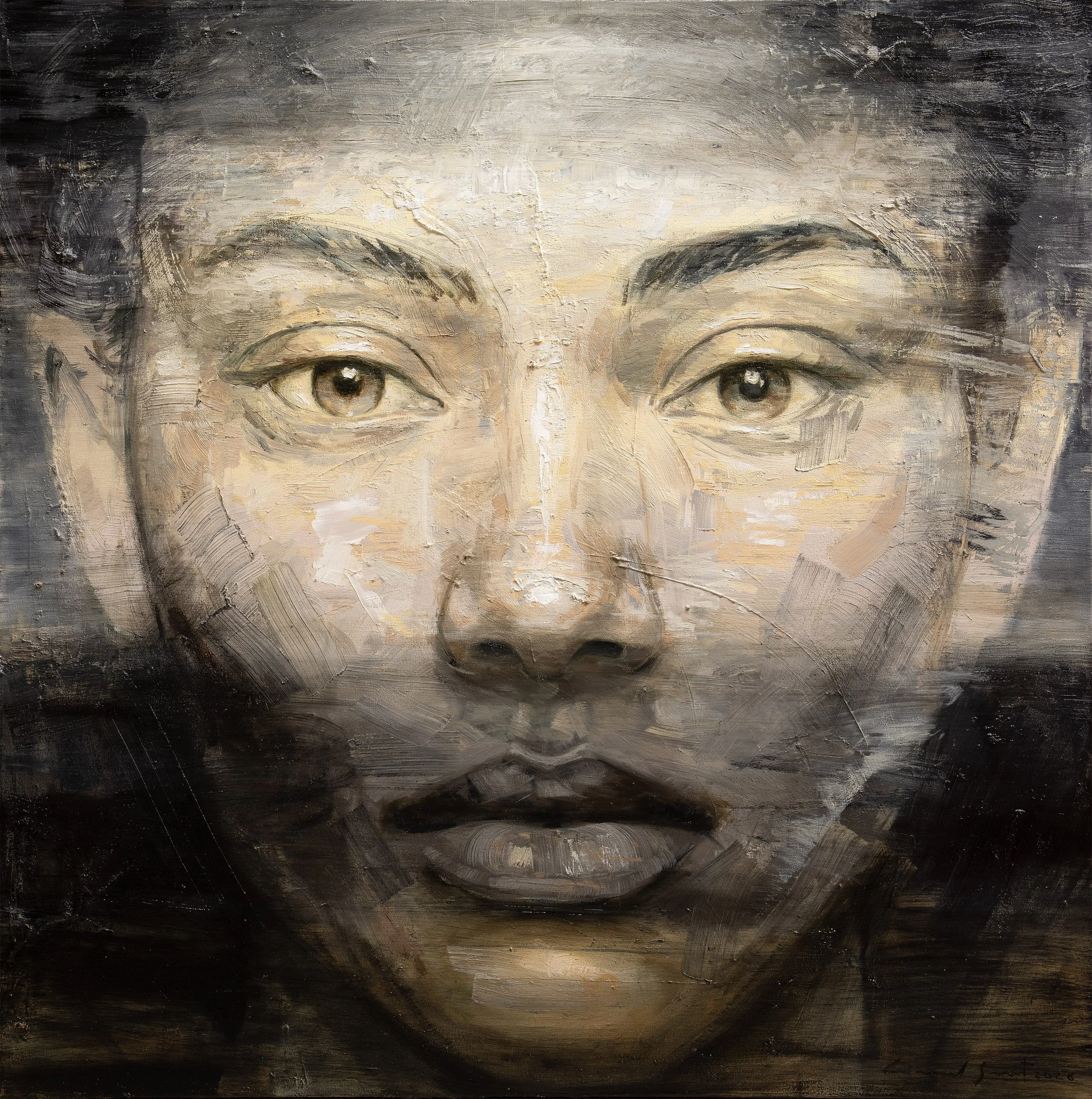 Subtle Scape, 2026, oil on canvas, 120 x 120cm