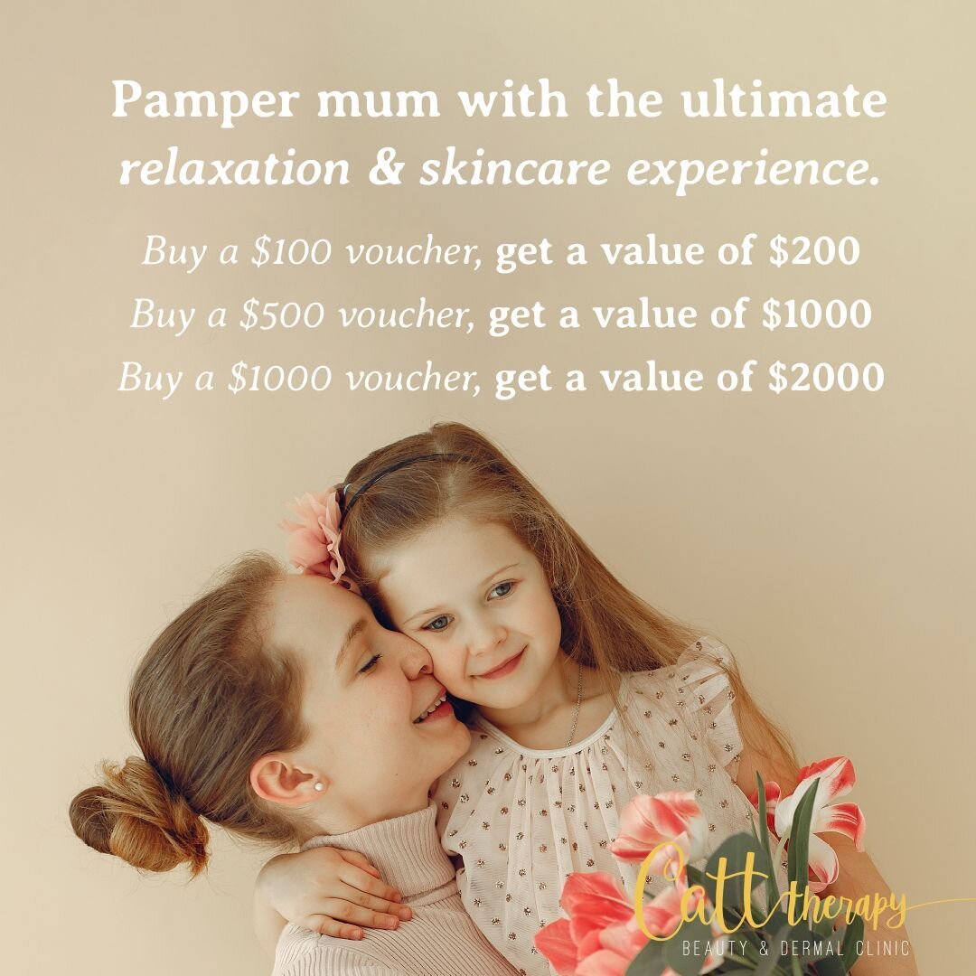 Treat mum to a relaxing facial here at CatttTherapy! 
Available to purchase in-store only.

Terms and conditions apply. See website for more details.