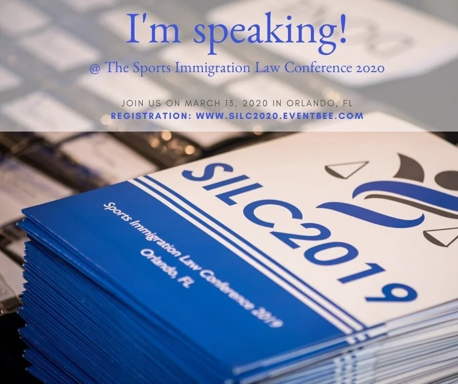 Sports Immigration Lawyers Association in Orlando, Florida - Sherrod Seward, Esq. - Speaker on P-1 Visas