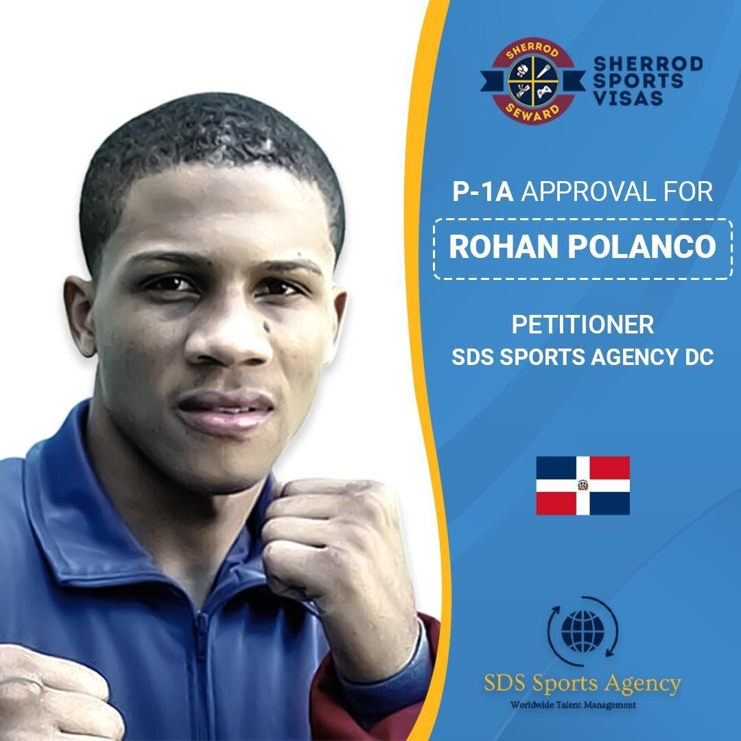 World class boxer Rohan Polanco receives P-1 visa