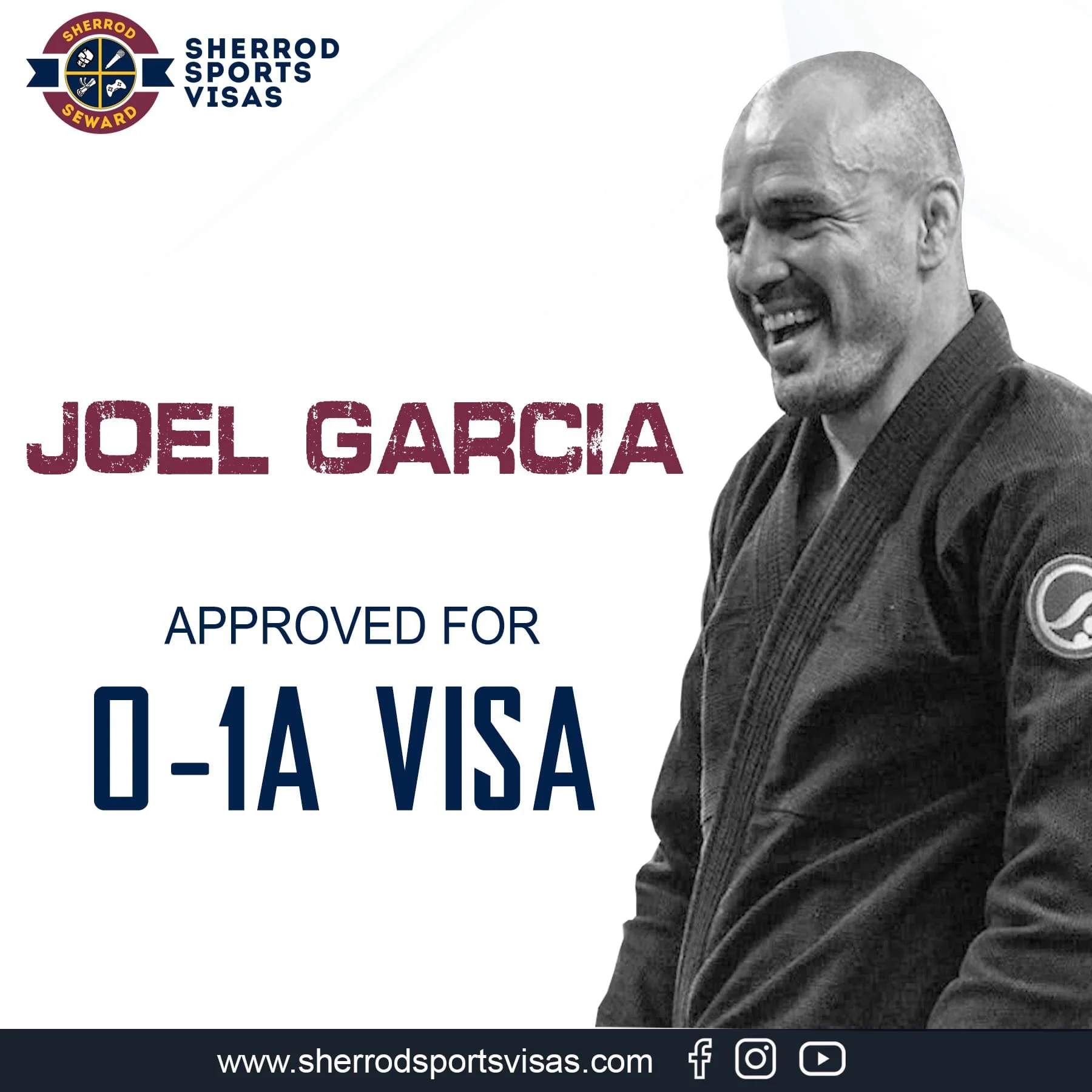 Coach and world-renowned fighter Joel Garcia obtains an O-1A visa
