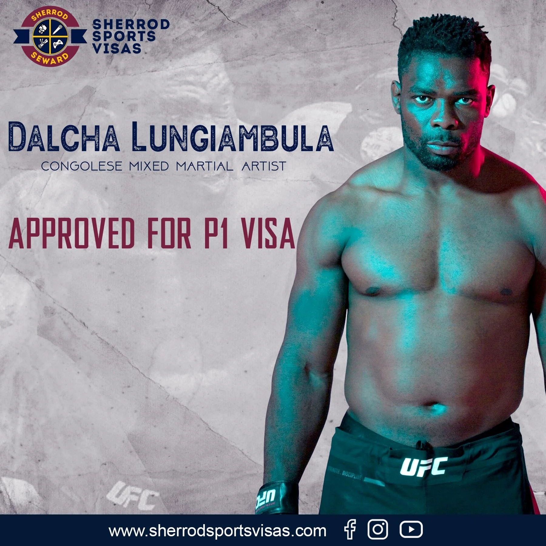 Combat Sports Athlete Dalcha Lungiambula Successfully Obtains P-1 visa