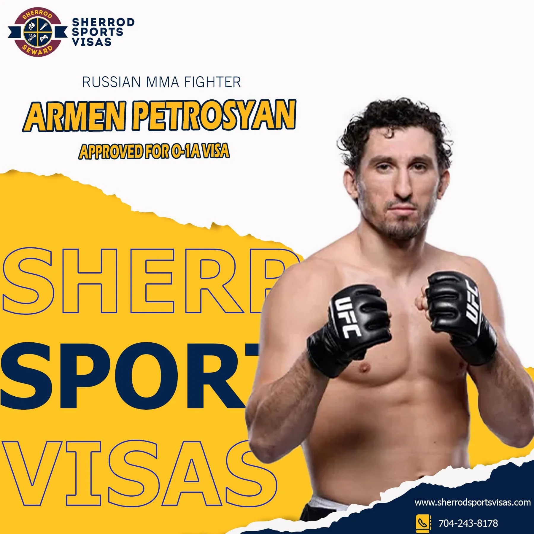 World Class Martial Artist Armen Petrosyan and UFC Fighter Granted O-1 Visa