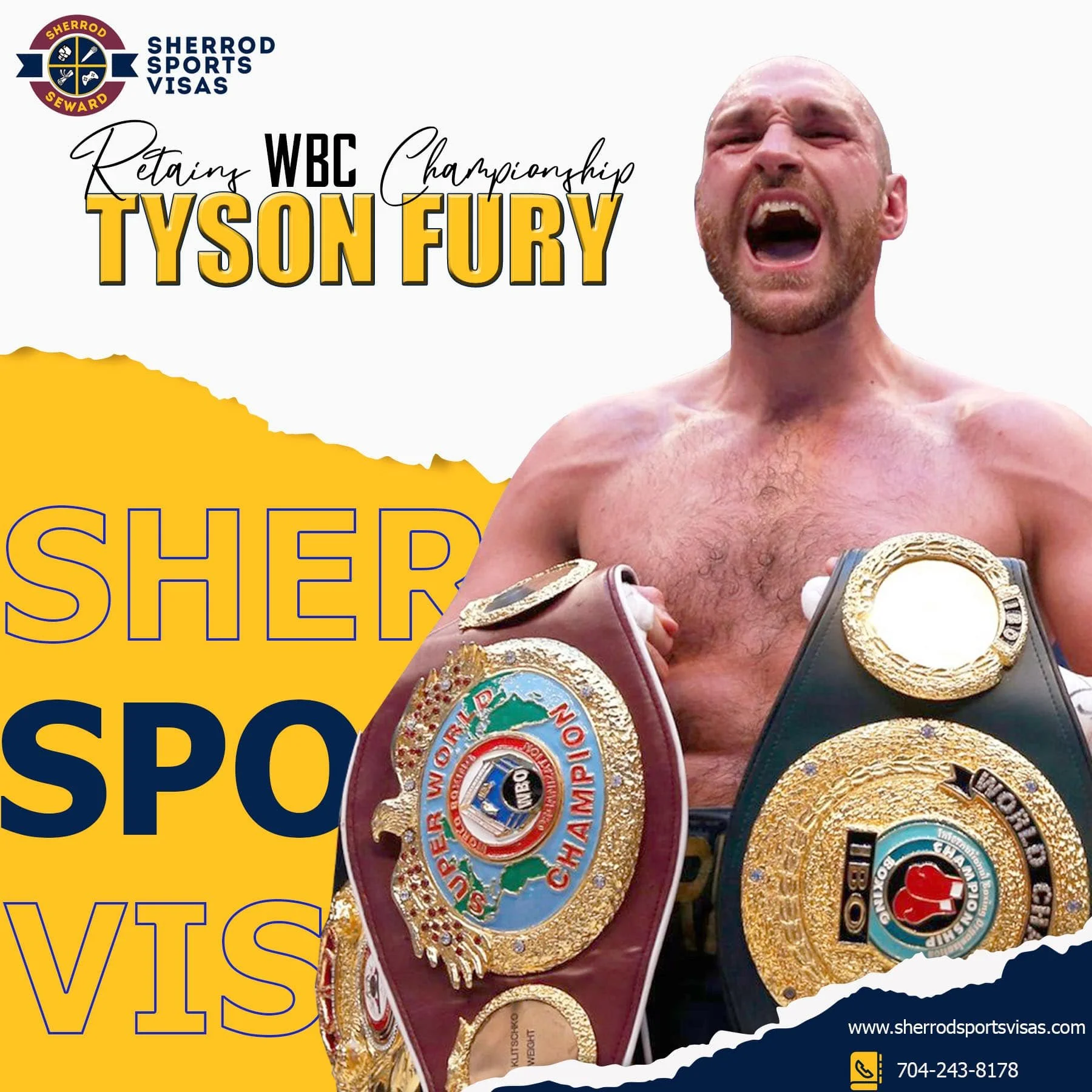 O-1 Visa for World Class Boxer With Top Rank Inc - Tyson Fury