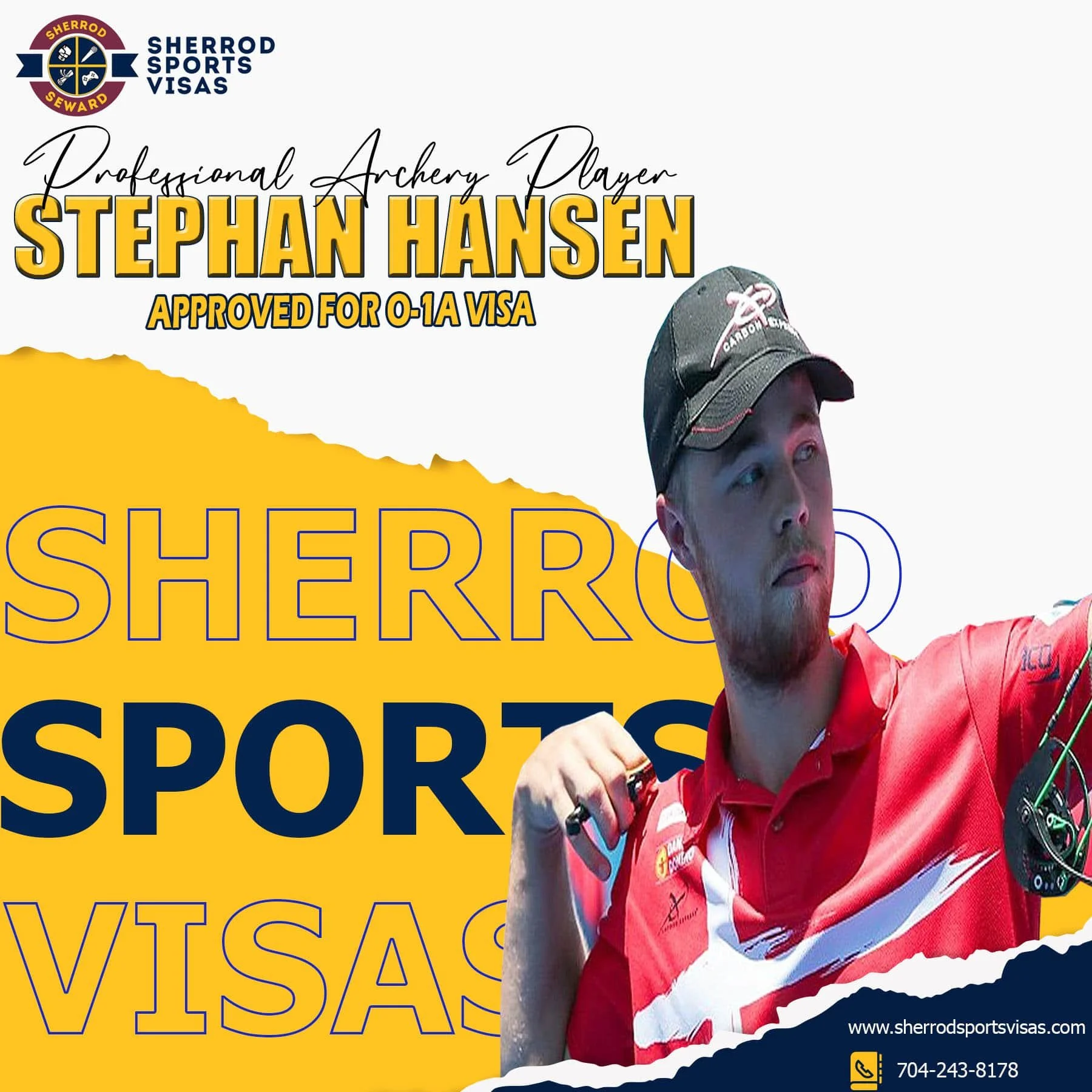World Class Archer Stephan Hansen Approved for O-1A petition