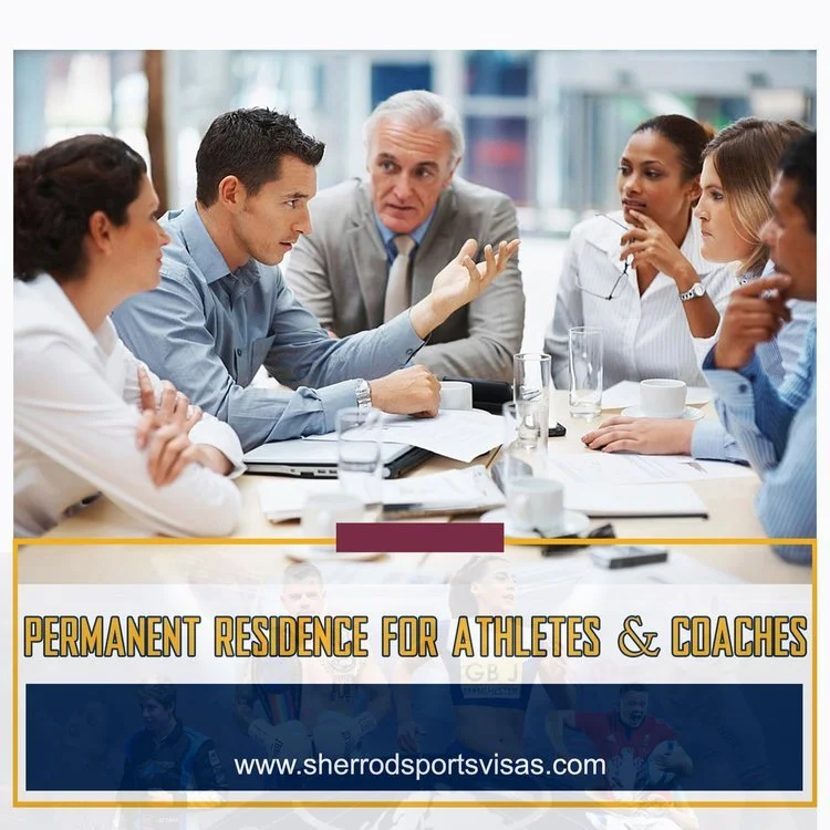 THERE ARE TWO PORTIONS OF EB-1A Permanent Residence for Athletes & Coaches