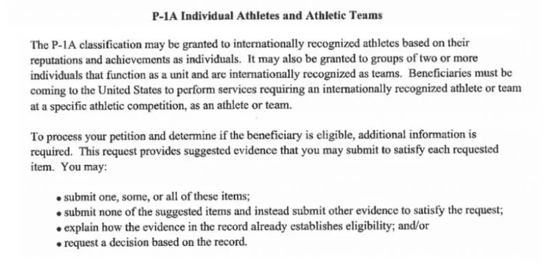 Using O-1 and O-2 Visas for Competition Teams — Sherrod Sports Visas