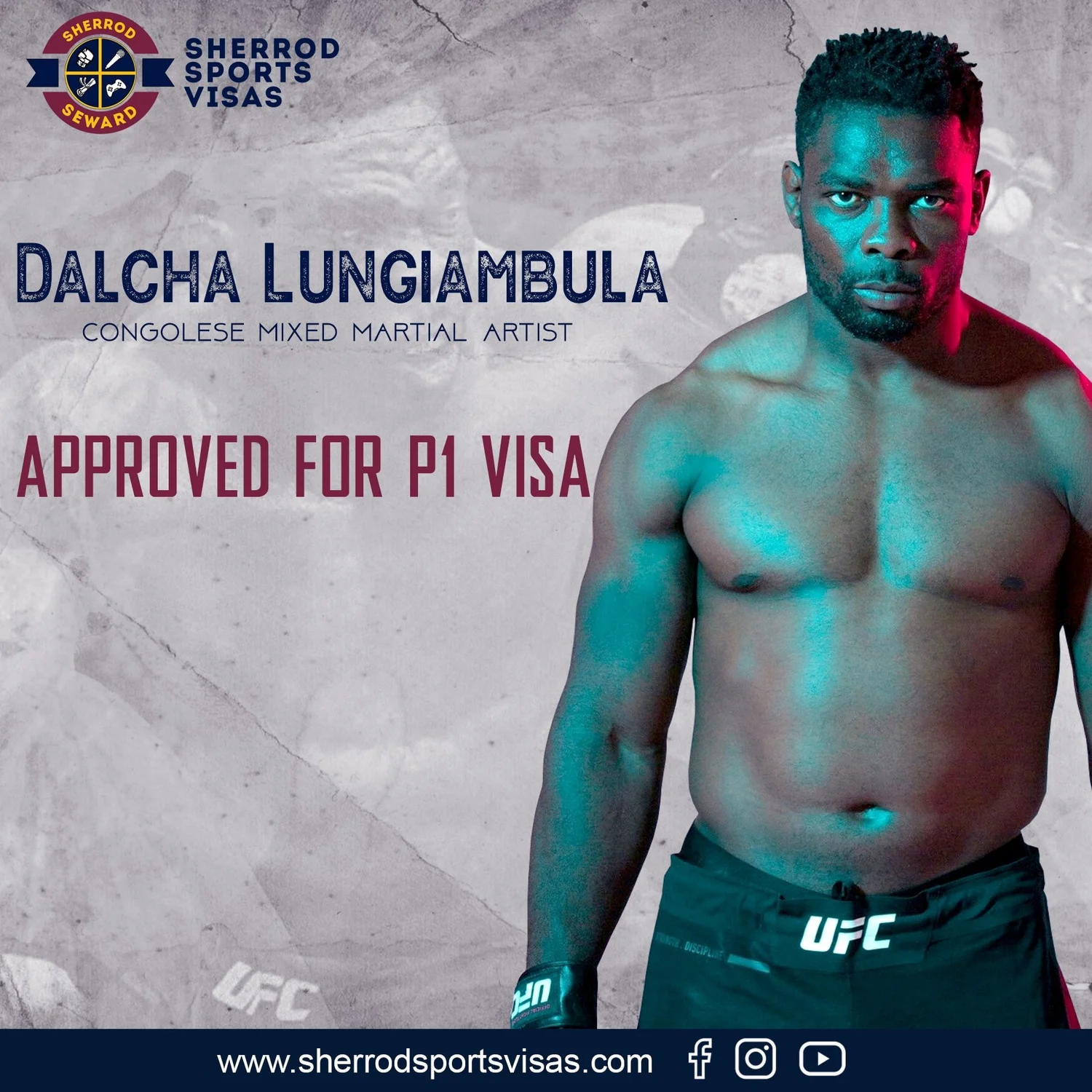 Combat sports athlete Dalcha Lungiambula successfully obtains P1 visa