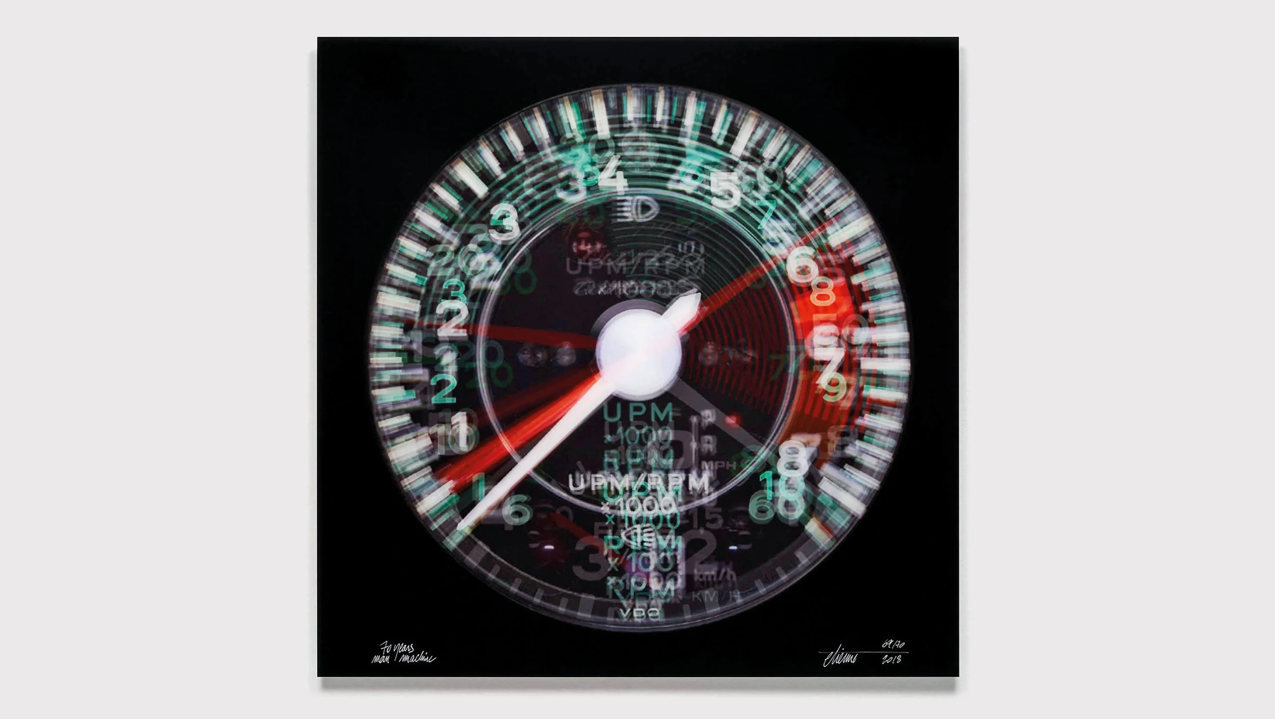 70 Years Man Machine by artist and Bugatti interior designer Etienne Salomé