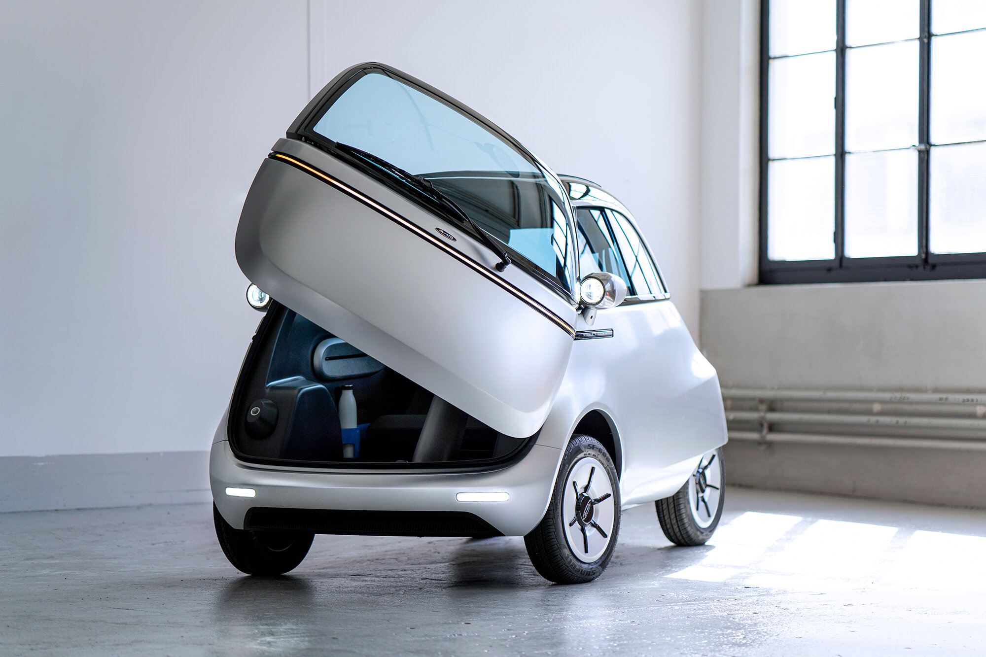 The exterior of new generation of the Microlino