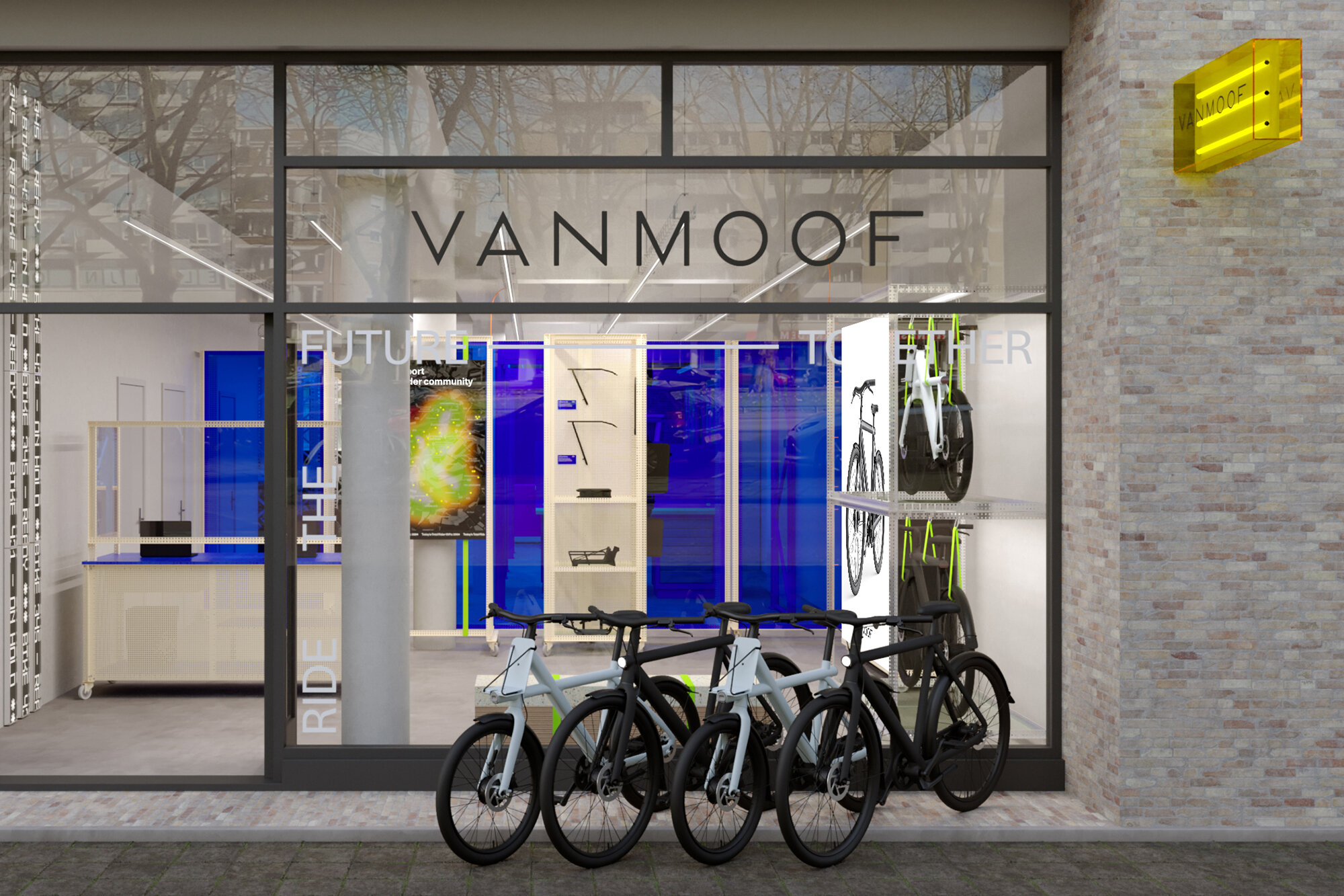 VanMoof's store in Amsterdam
