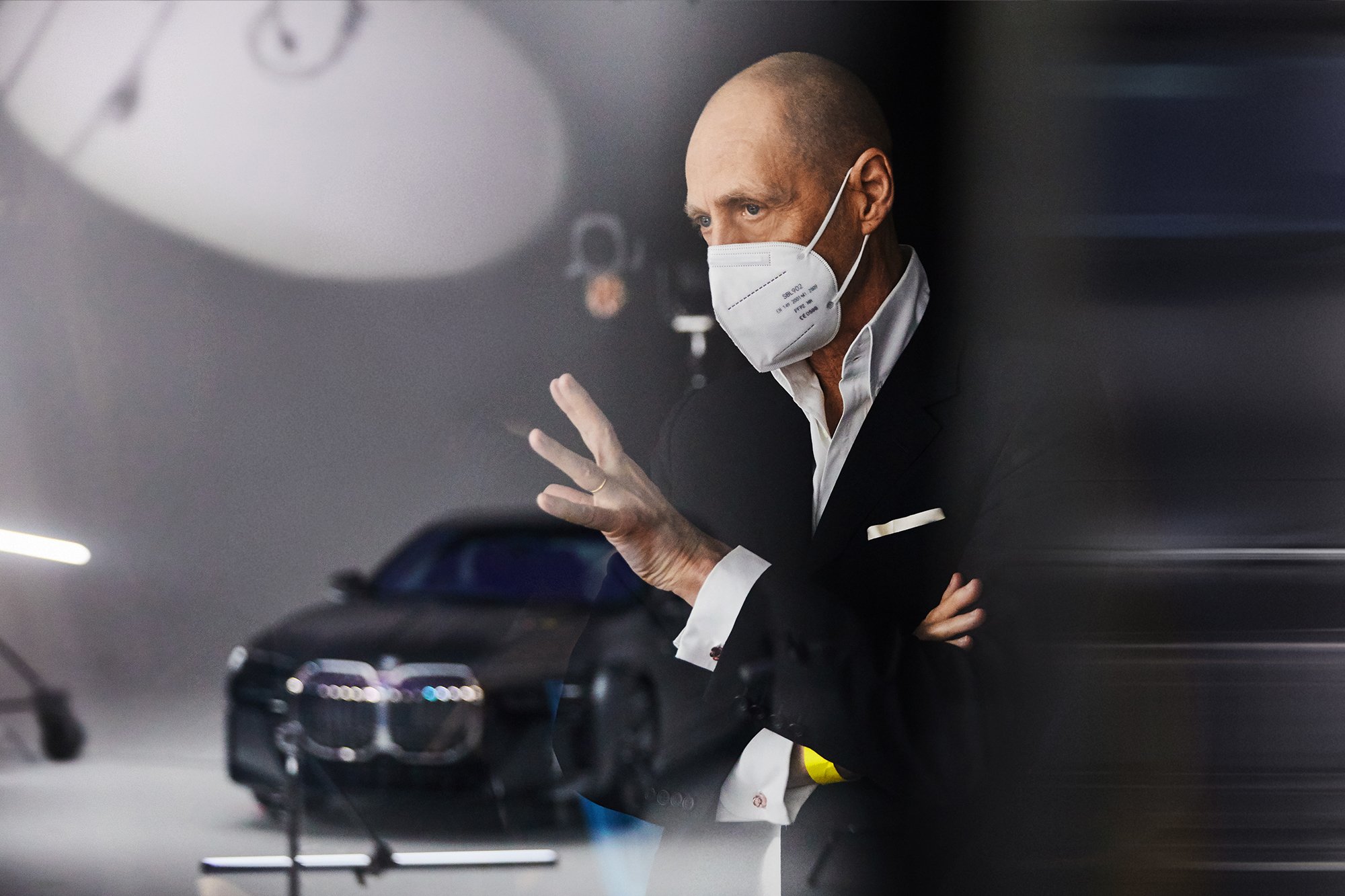 Nick Knight behind the scenes for the BMW i7 campaign