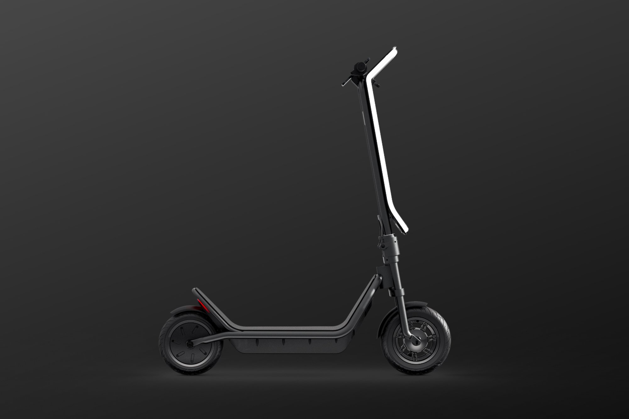 The minimal design Plume's electric scooter