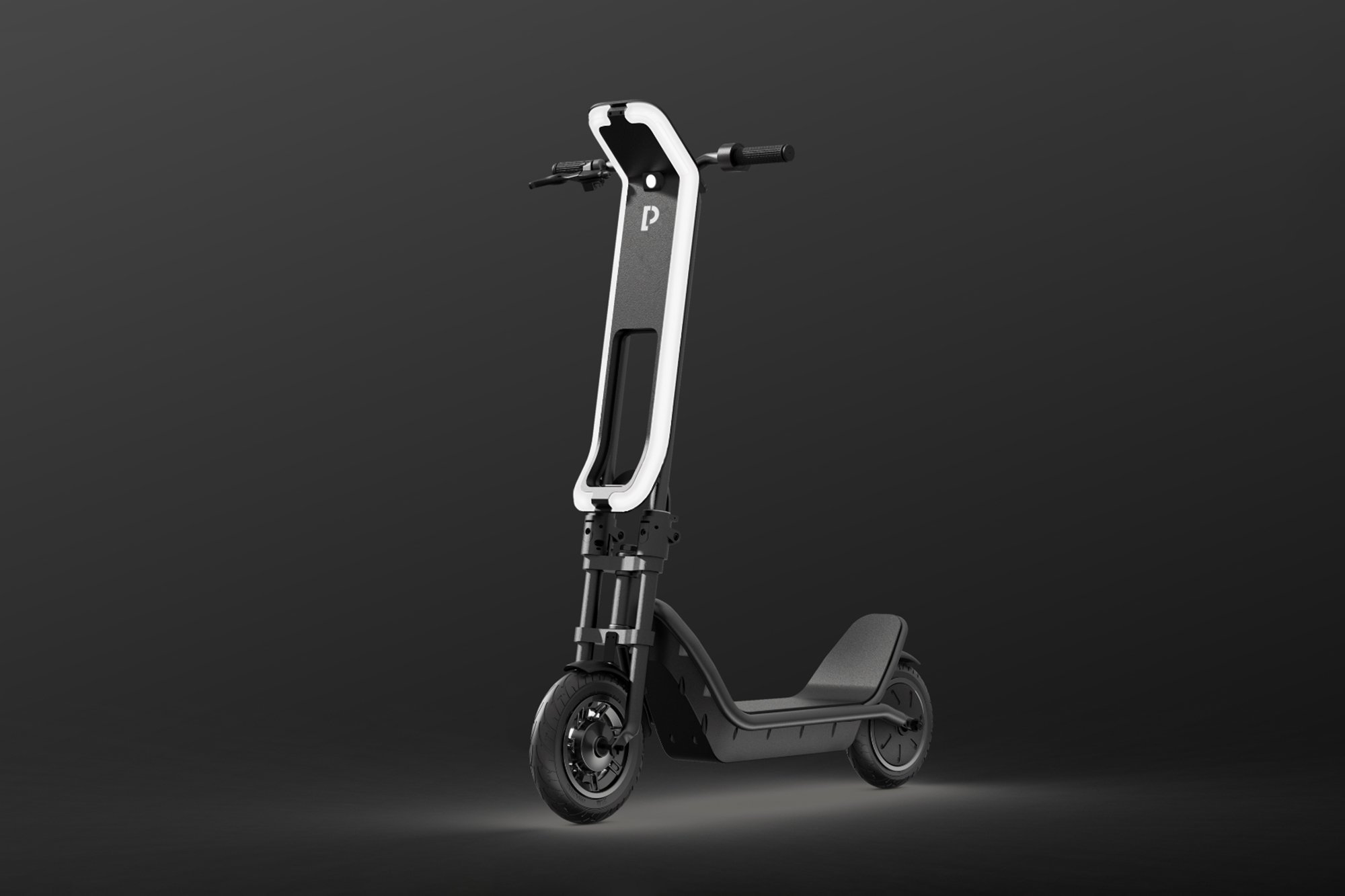 The minimal design Plume's electric scooter