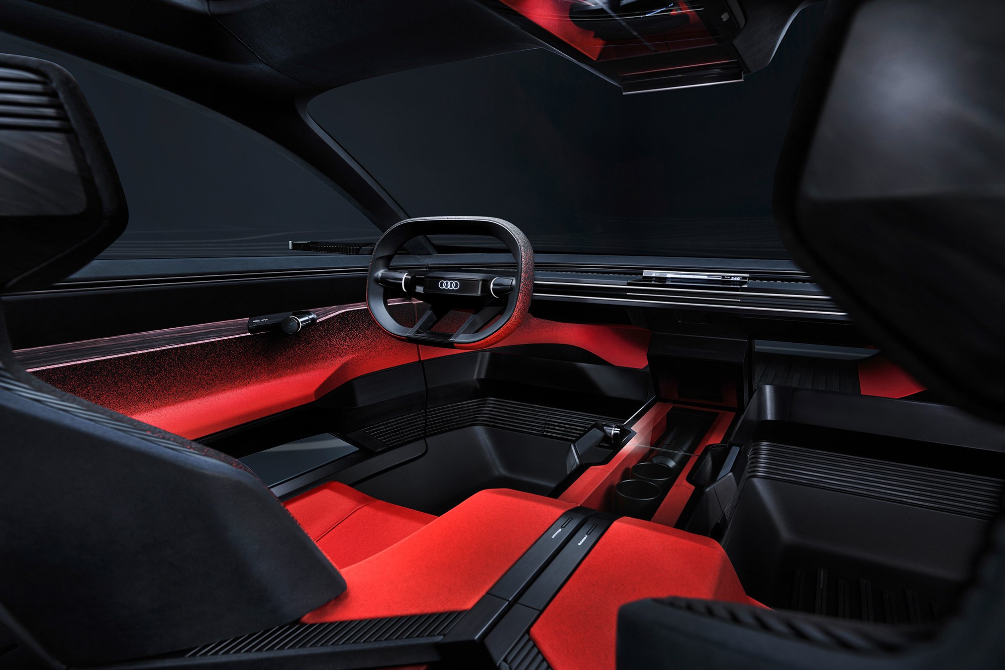 The interior design of the Audi activesphere concept