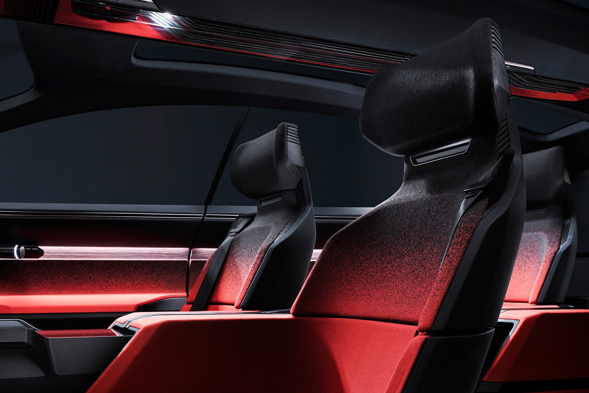 The interior design of the Audi activesphere concept