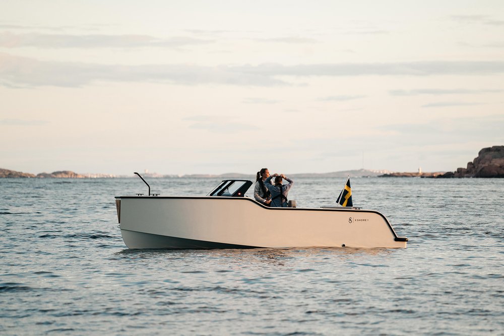 Design-driven electric boat by X Shore