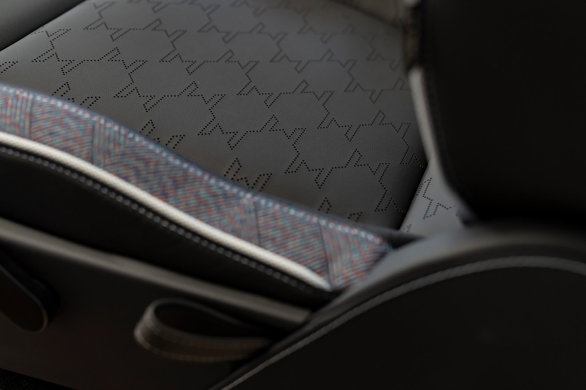 Detail of MINI's new seat design for the future model family