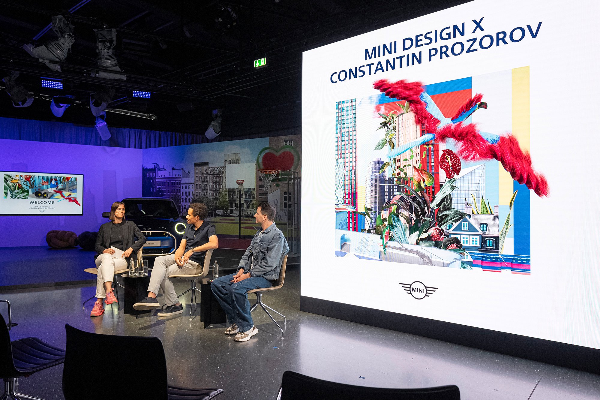 Oliver Heilmer, Head of MINI Design and artist Constantin Prozorov in a conversation 