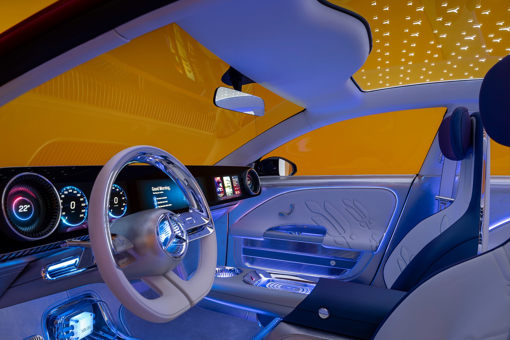 The interior design of the new Mercedes-Benz Concept CLA