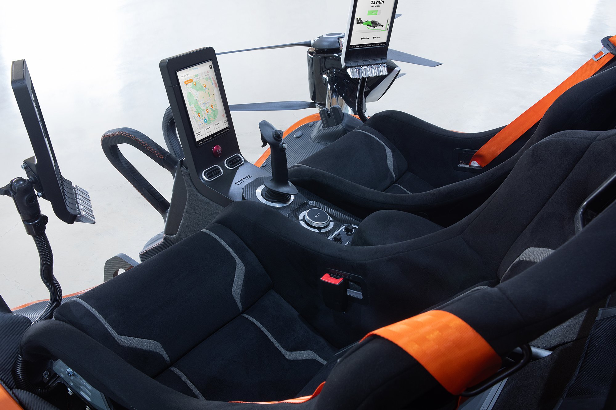 Interior design of the eVTOL aircraft AIR ONE