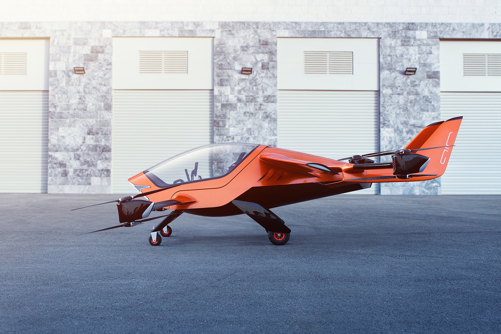 Exterior design of the eVTOL aircraft AIR ONE