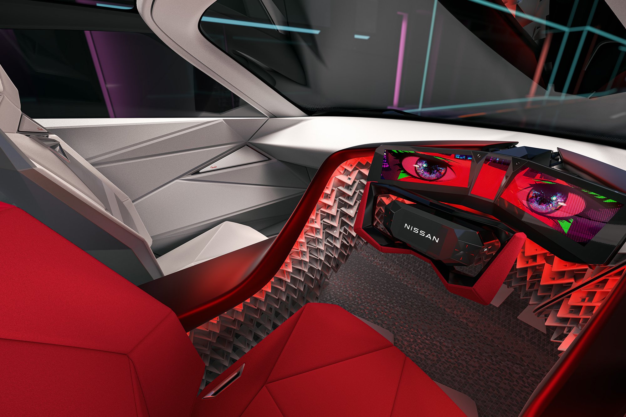 Interior design of the all-electric Nissan Hyper Punk