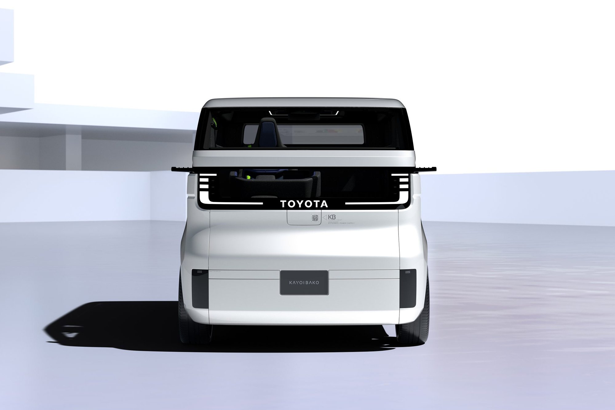 Front design of Toyota Kayoibako – the inspiring concept of a customisable battery electric vehicle
