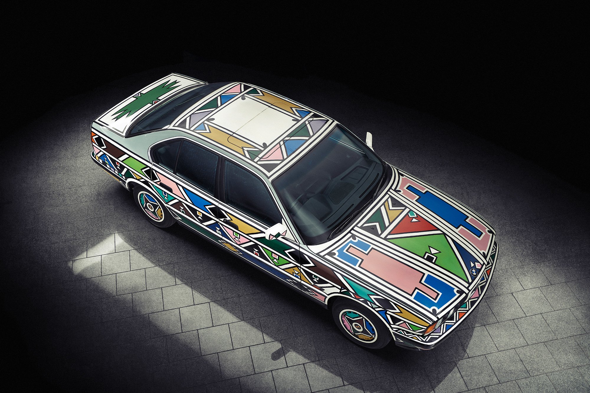 Esther Mahlangu’s BMW 525i Art Car from 1991