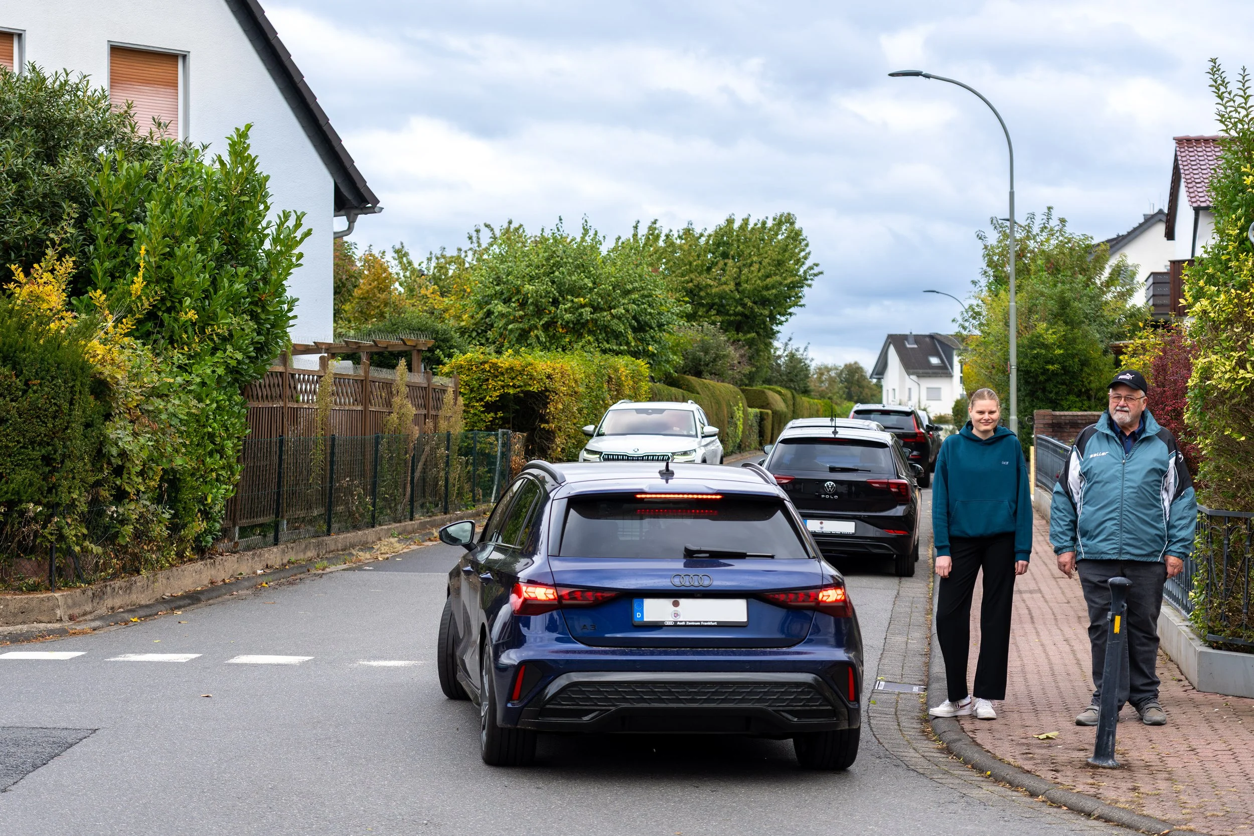 Zickzacklinie für mehr Sicherheit