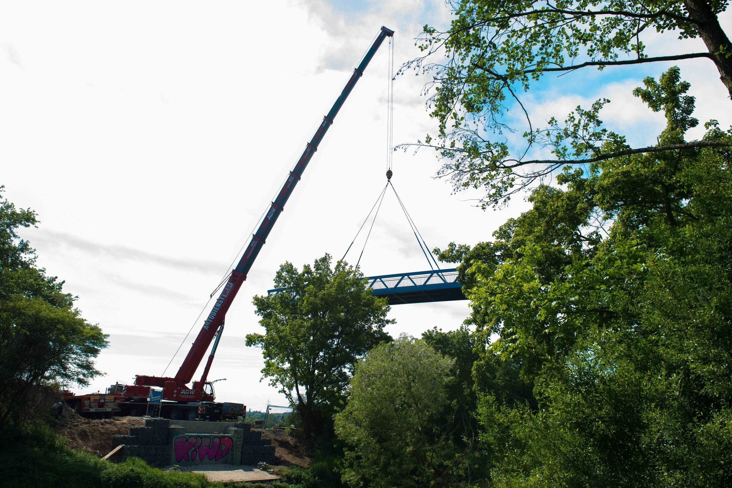 Niddaroute: Aus Steg wird Brücke