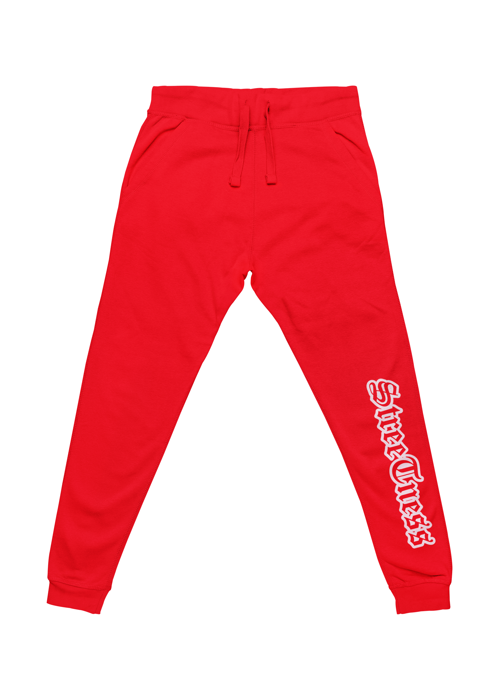 STREETNESS RED JOGGERS