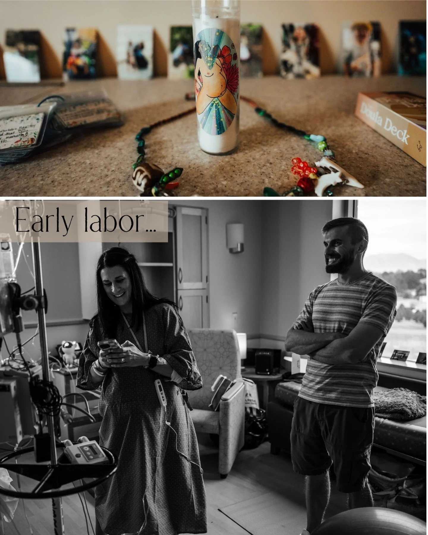 Early labor doesn&rsquo;t have to feel rushed, stressful, or overwhelming.
It can look like this 💛
Soft lights,
A space that feels like yours,
Laughter between contractions.
Playing games. Breathing. Being together.
This is the part of birth no one 