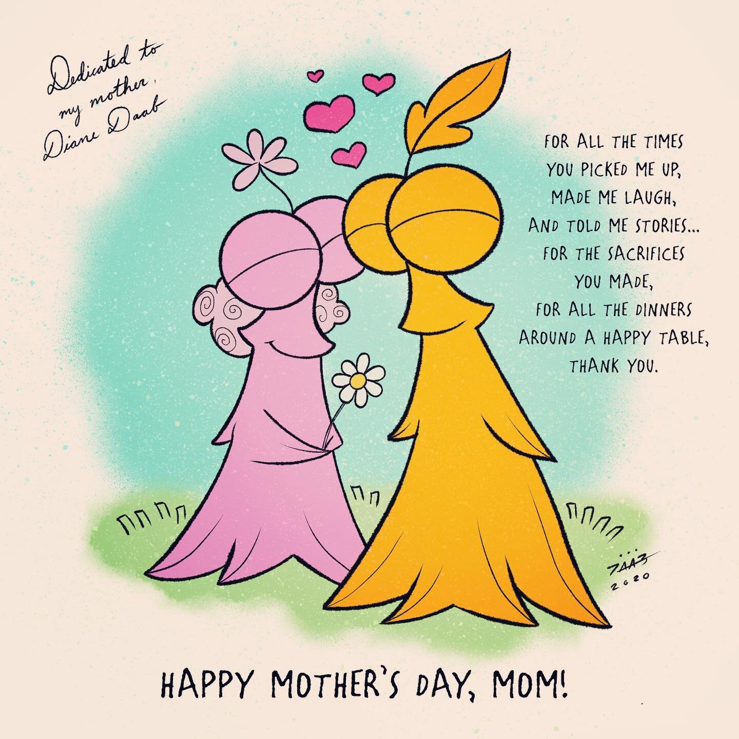 Happy Mother&rsquo;s Day from Martin! #happymothersday #mom #mother #love #sacrifice #nurture #webcomic #onlinecomic #webcomics #onlinecomics #singlepanel #instacomics #webtoon