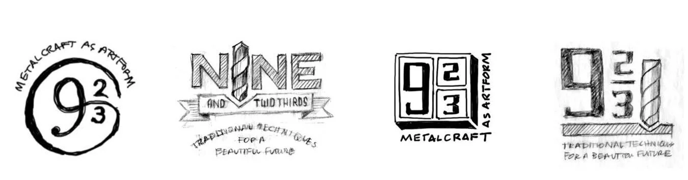 Some of the concept sketches. The hard part was bringing the approved concept to finished design without losing the soul of the sketch.