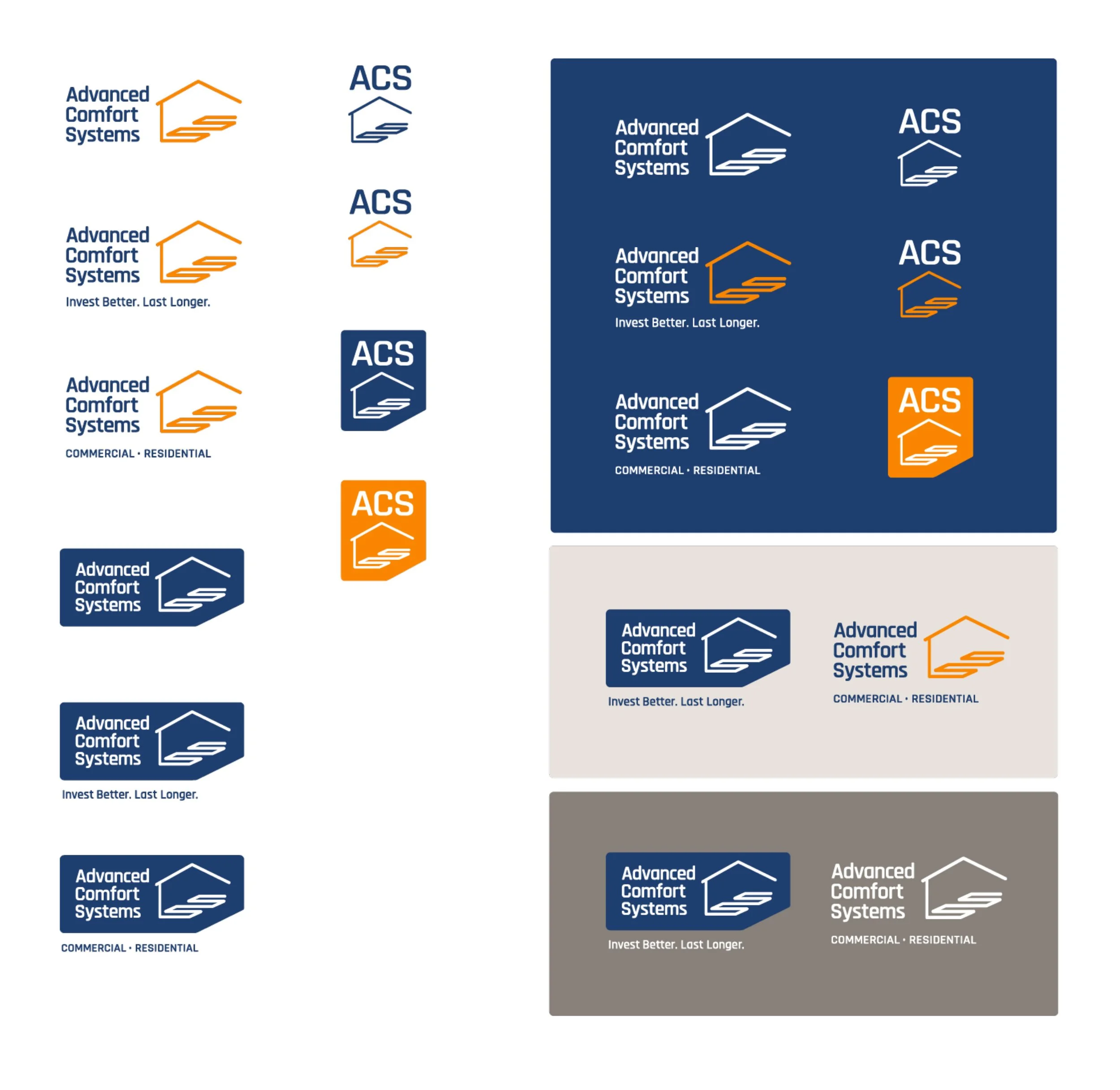 Advanced Comfort Systems brand development — Justin Kerr Design