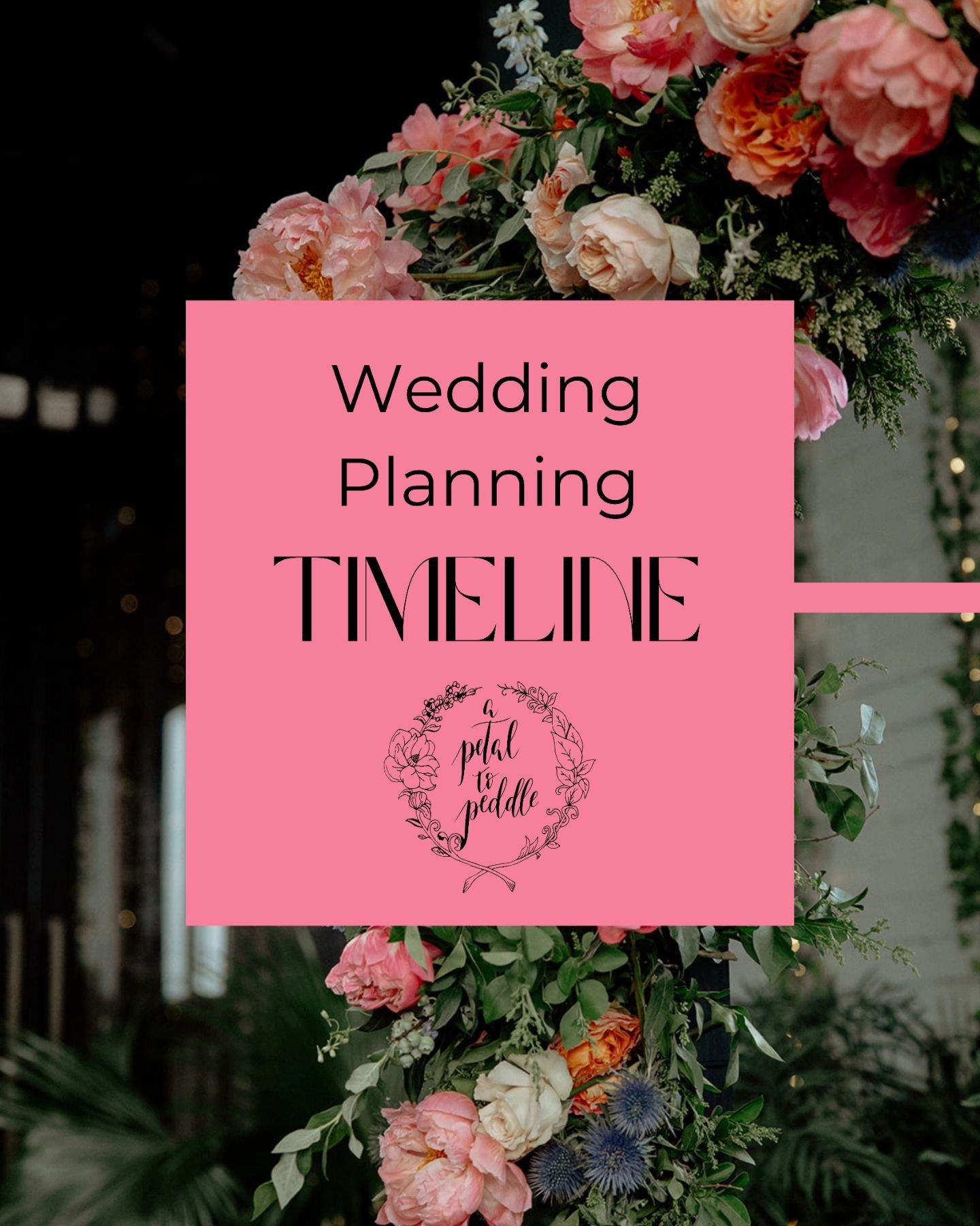 Currently planning a wedding?! Unsure of where to get started and when for florals? Well we&rsquo;ve got you covered with our comprehensive (and cute) Wedding Florals Timeline. Make sure to save this post for future you! 

#weddingplanning #weddingfl