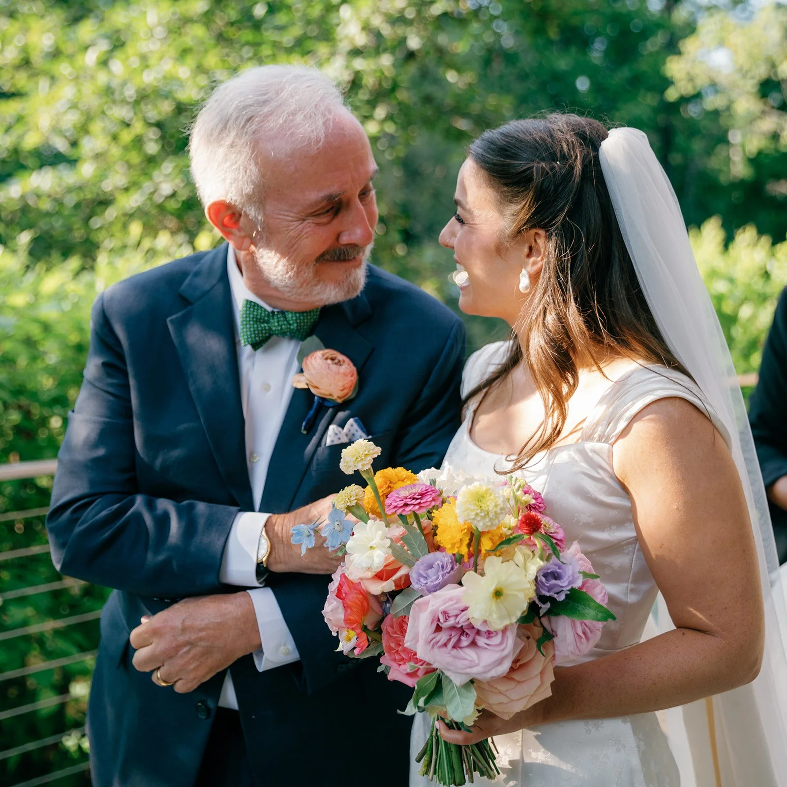 Outdoor Ceremony Processional | The Roundhouse Beacon Wedding