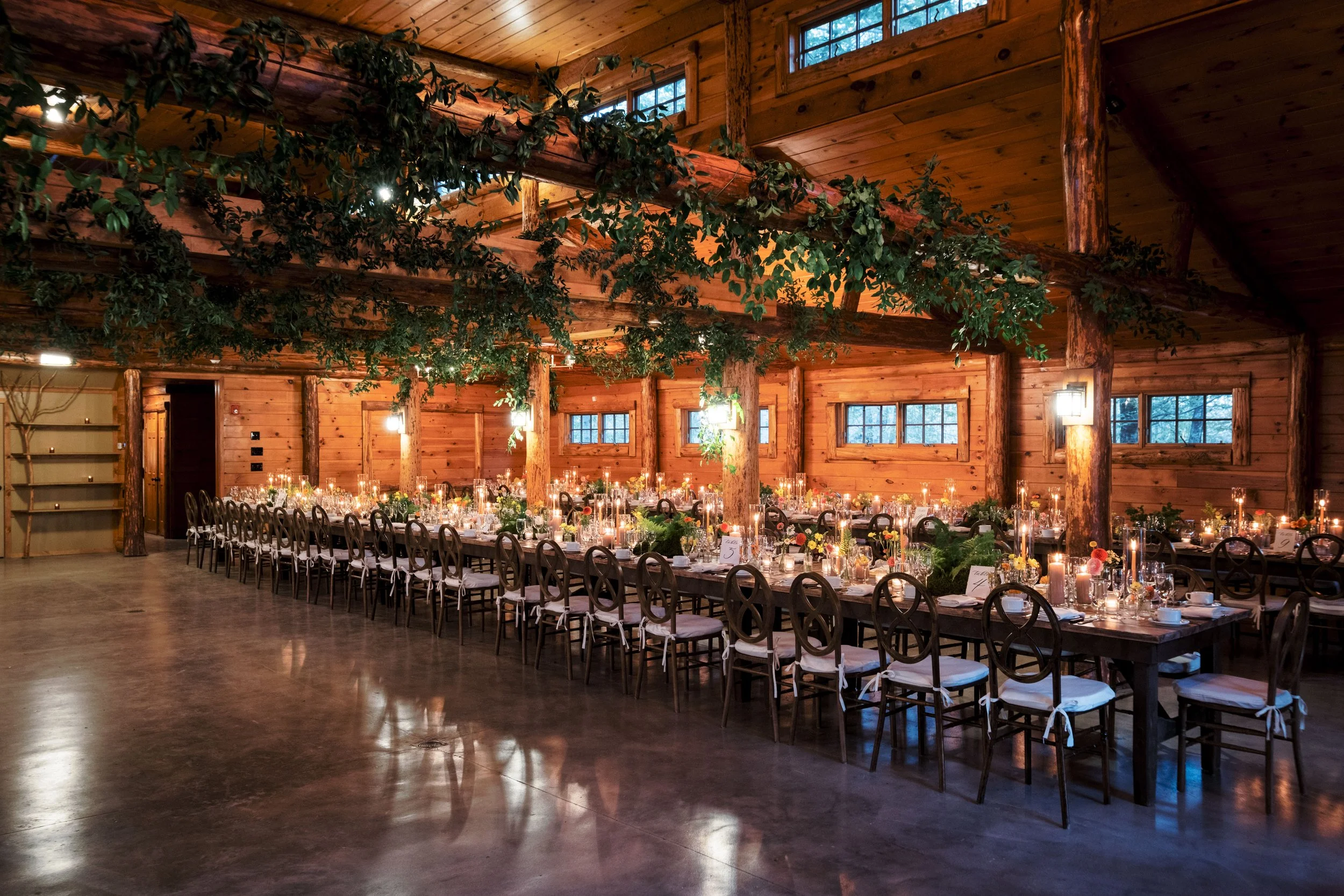 Wide Reception Room View | White Birch Hall Chatwal Lodge