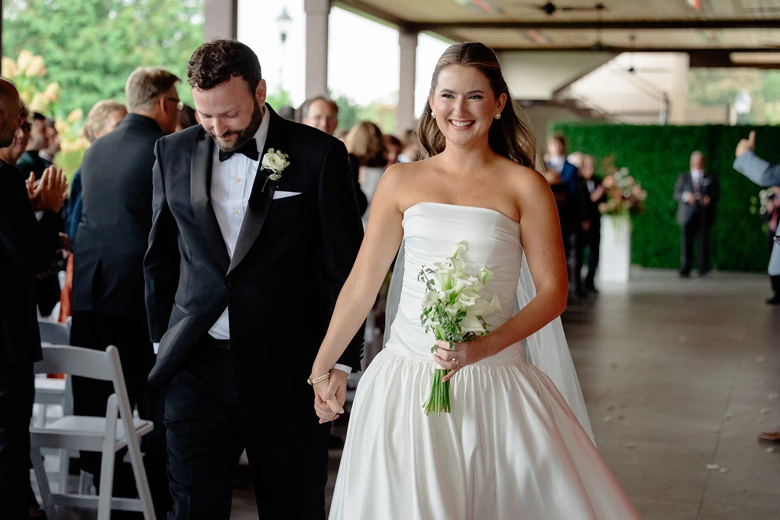 Recessional at Tilling House Wedding