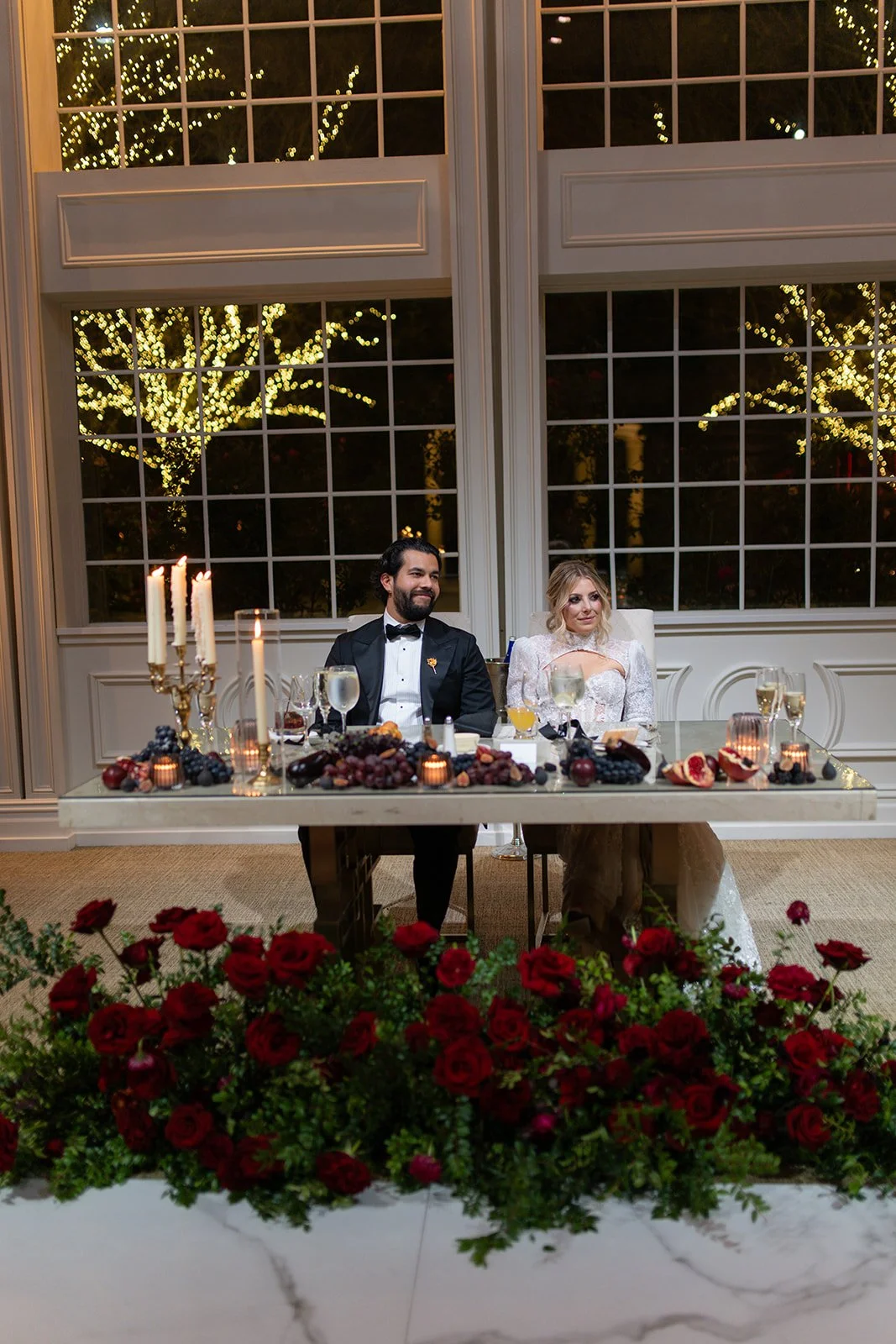 Sweetheart Table During Speeches | Florentine Gardens NJ