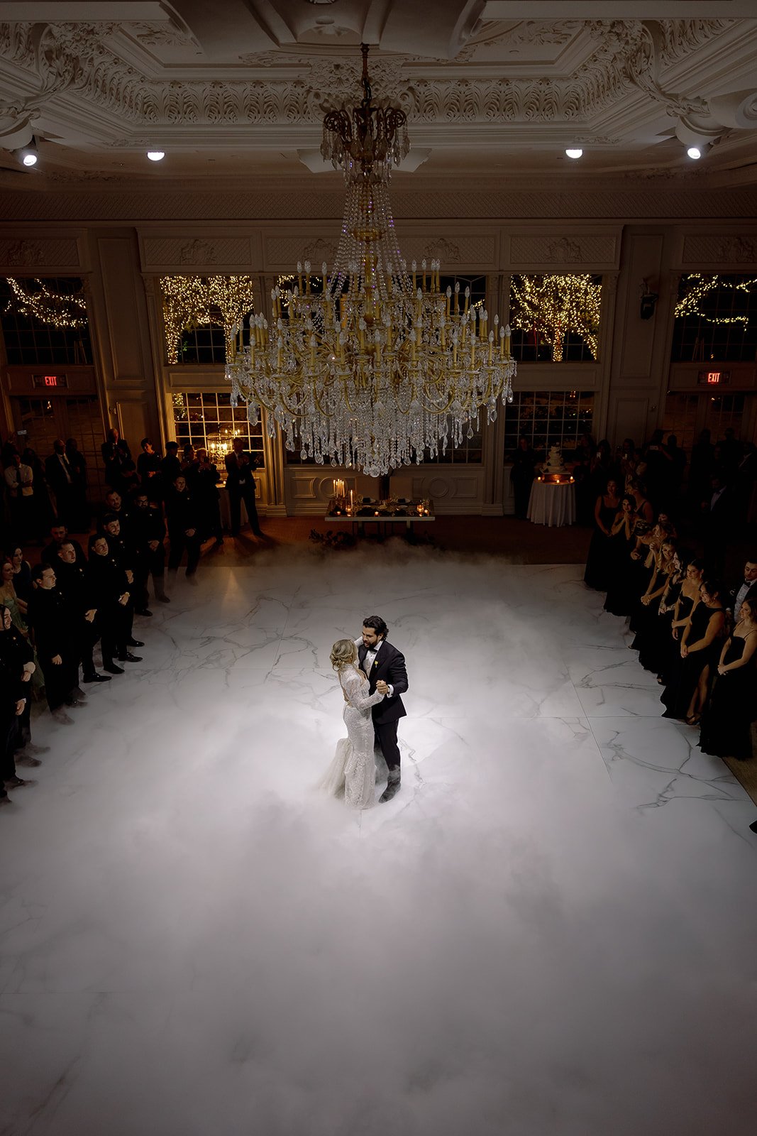 First Dance with Smoke Effect | Florentine Gardens Wedding