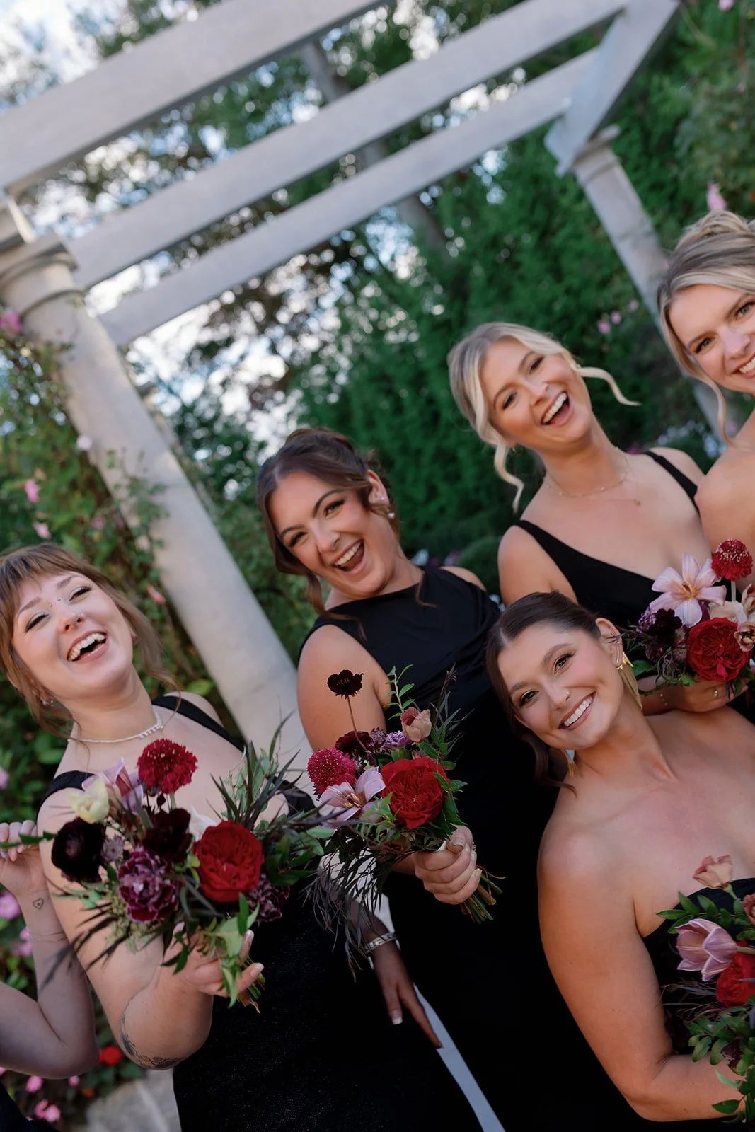 Bridesmaid Bouquets Moment | Florentine Gardens Wedding