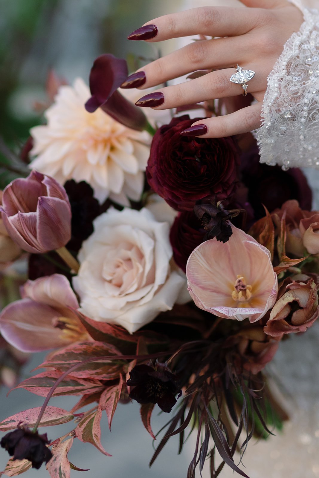 Bridal Bouquet with Custom Ring | Florentine Gardens