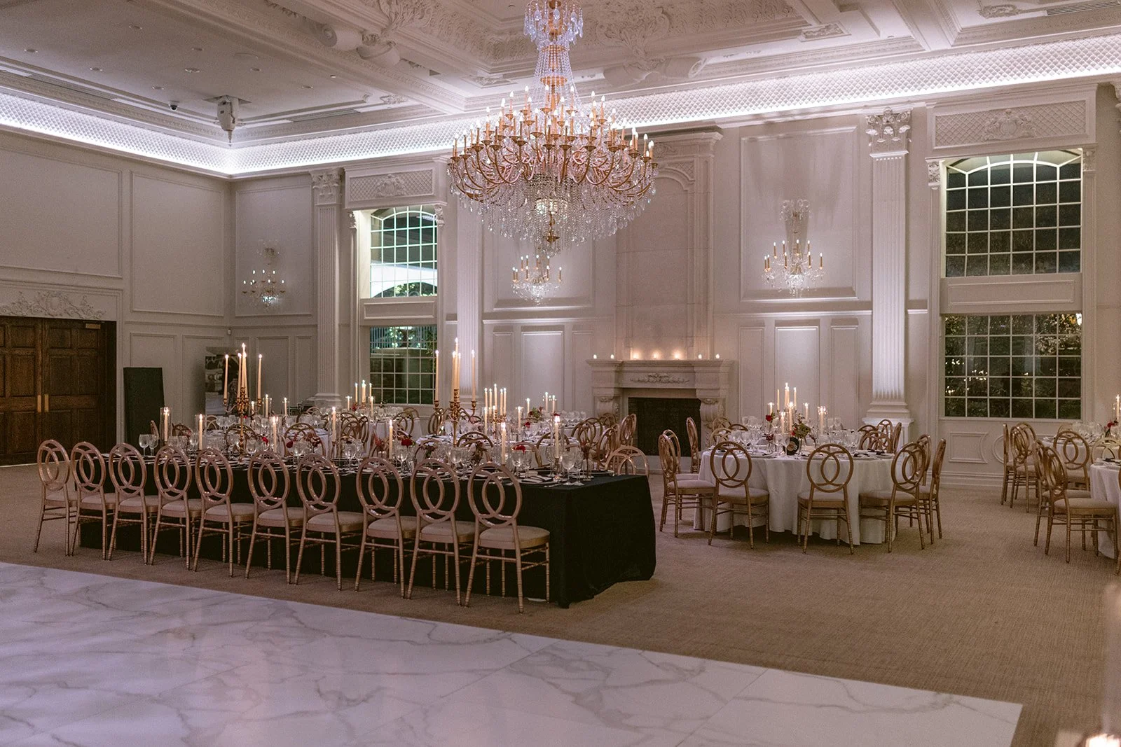 Wedding Party Table Design | Florentine Gardens NJ