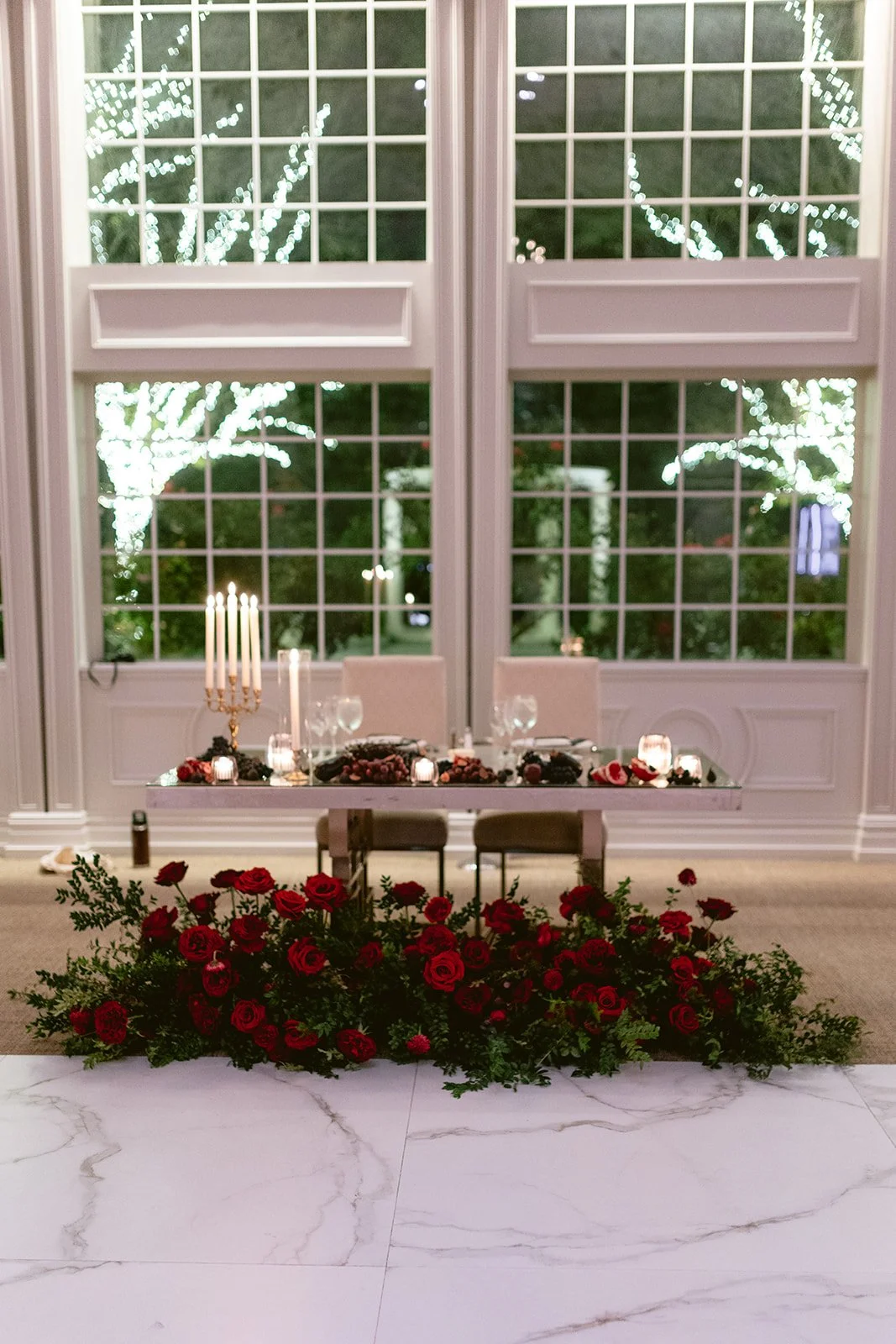 Sweetheart Table View from Dancefloor | Florentine Gardens