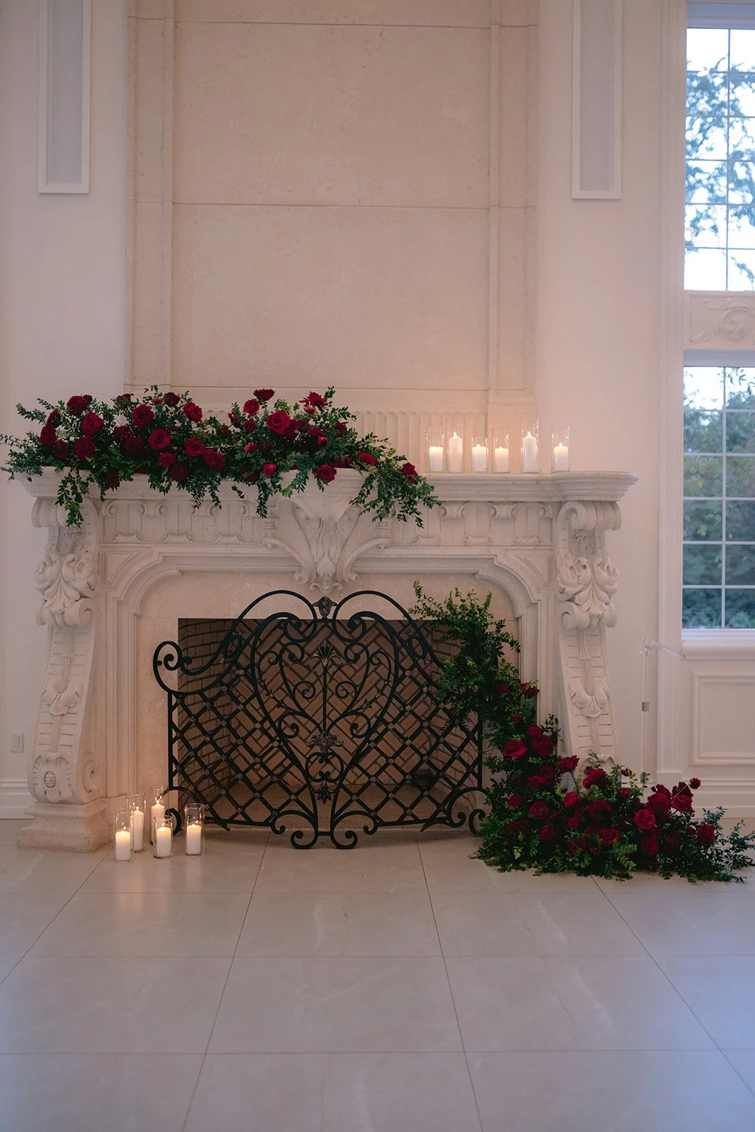 Fireplace Ceremony Installation | Florentine Gardens