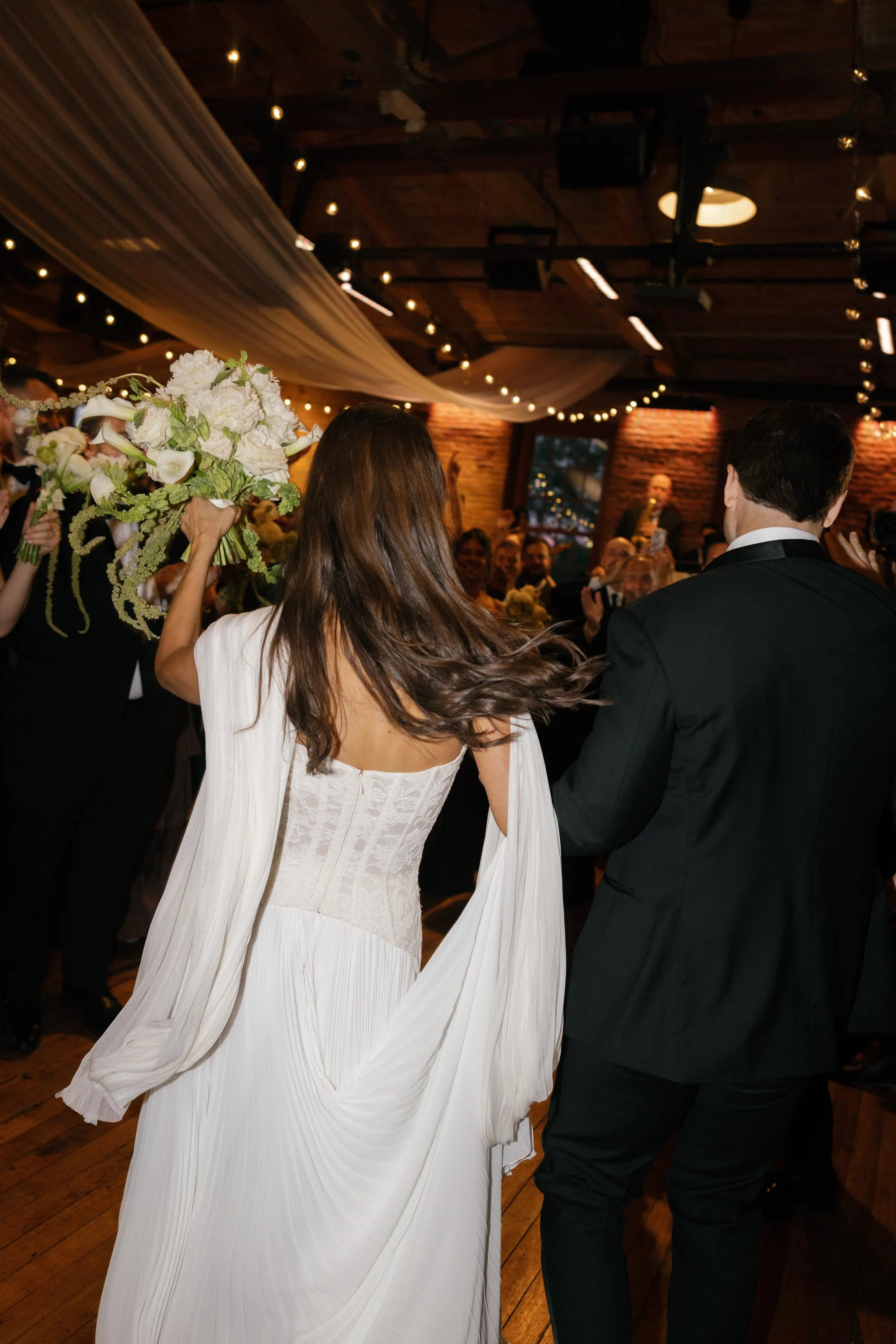 Couple Entering Reception | City Winery Hudson Valley